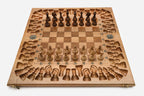Tree of Life Walnut Chess Set