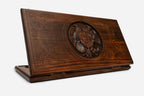Armenian Backgammon Set - Coat of Arms - handmade wooden backgammon board