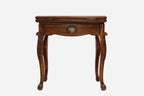 Handle Eagle backgammon table closed, straight front view