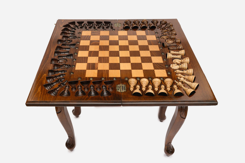 Tree of Life Beech Chess Table