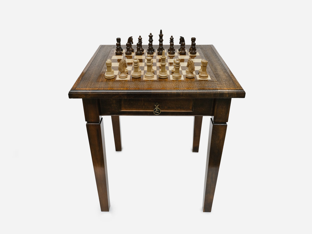 Classic Beech Chess Table