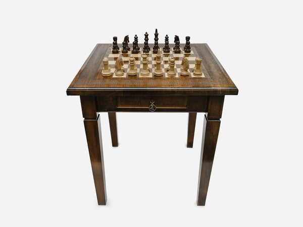 Classic Beech Chess Table