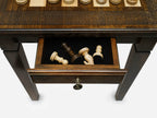 Classic chess table, side profile