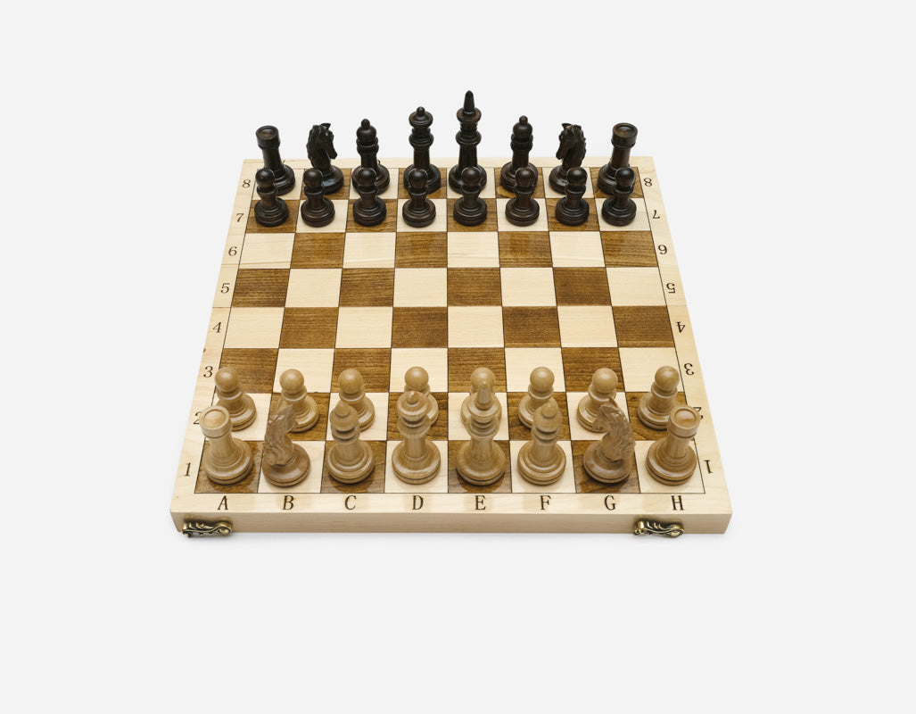 Standard Classic Beech Chess Set