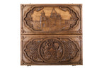 Etchmiadzin Coat of Arms backgammon board - full view