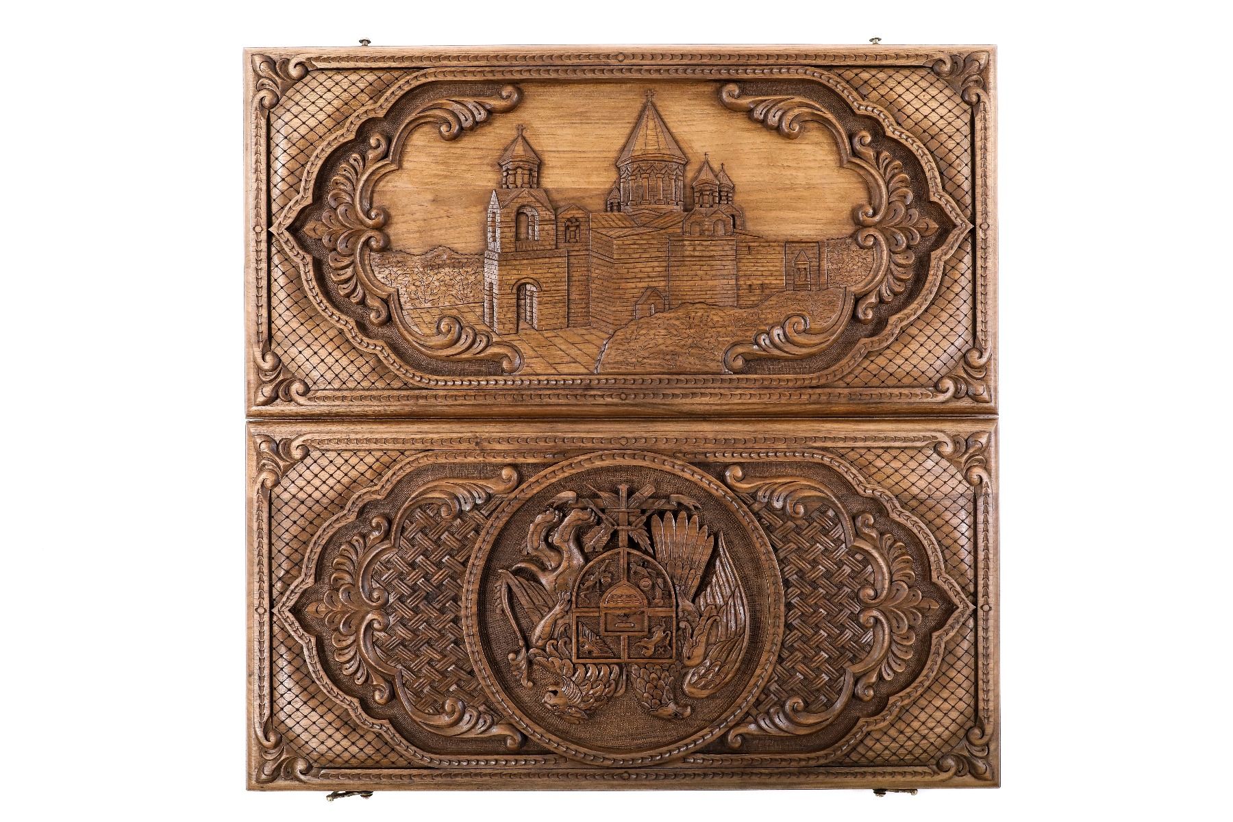 Backgammon Board - Etchmiadzin & Coat of Arms