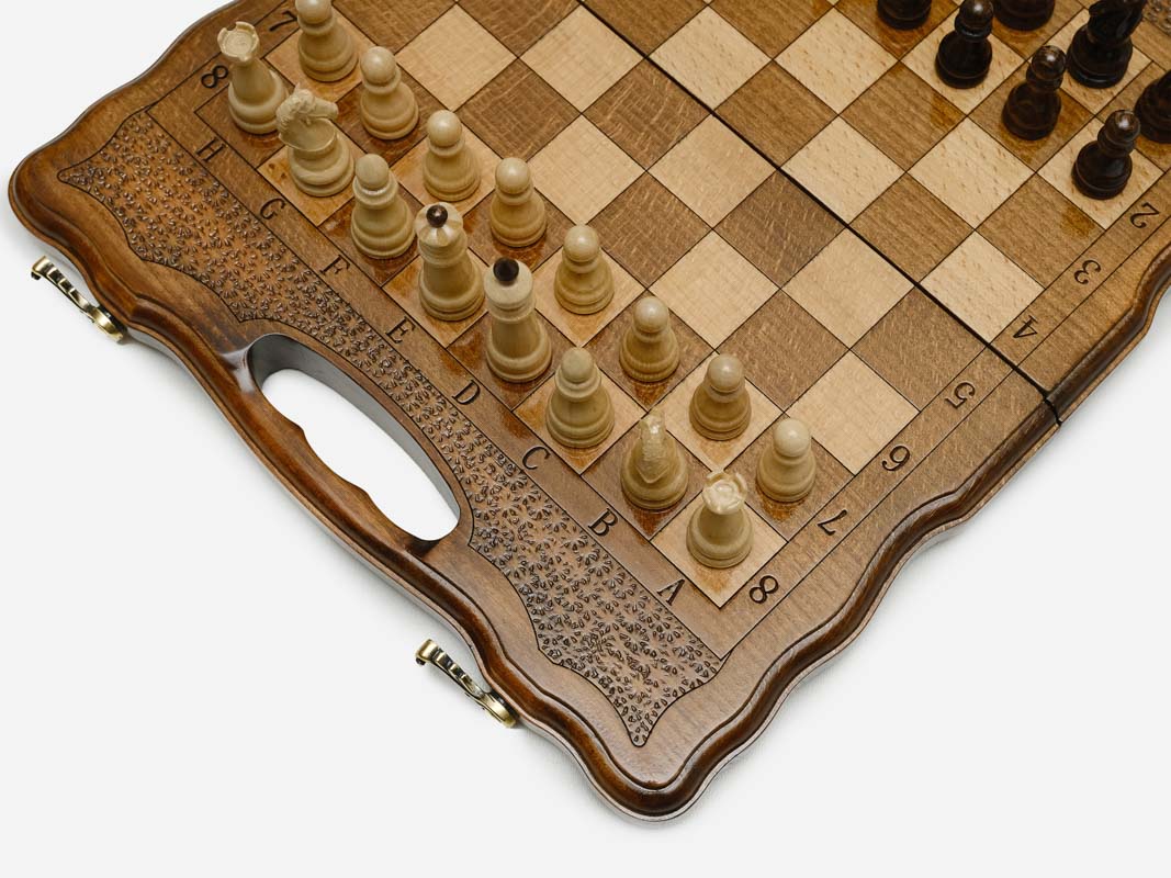 Classic chess and backgammon set - view 4