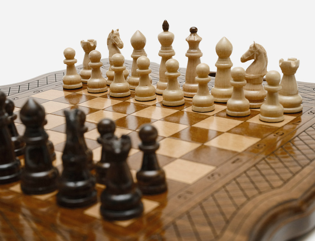 Classic chess and backgammon set - view 4