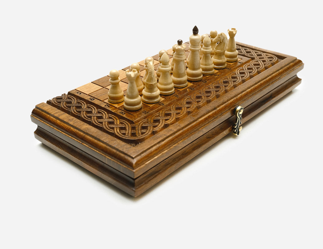 Ornamental Rosette chess and backgammon set - view 5