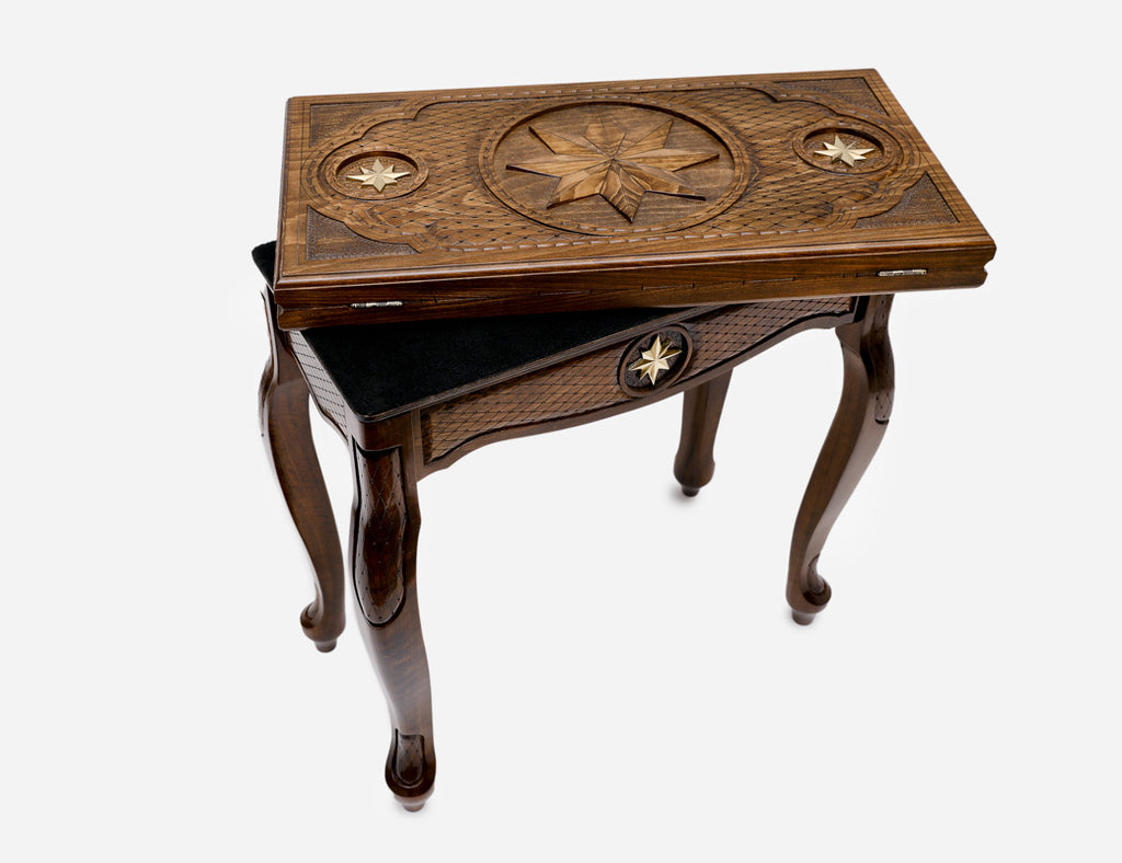 Octagon chess table detail 10