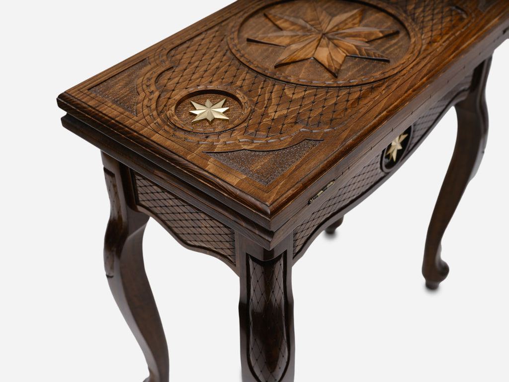 Octagon chess table detail 8
