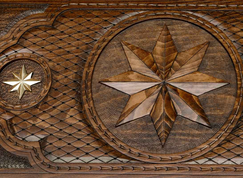 Octagon chess table detail 4