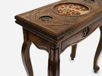 Handle Tree of Life table opening to reveal the backgammon board
