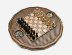 Pomegranate and Grapevine chess set detail 2