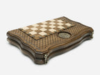 Ornamental Rosette chess set detail 5