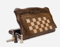 Standard Ornamental Rosette Beech Chess Set II