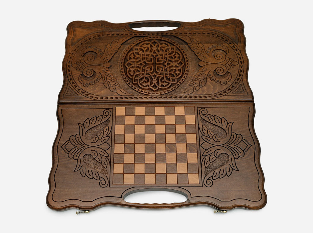 The carry handle and upper carving