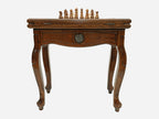 Handle Armenian Coat of Arms chess-backgammon table disassembled in its shipping crate