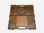 The carry handle and upper carving