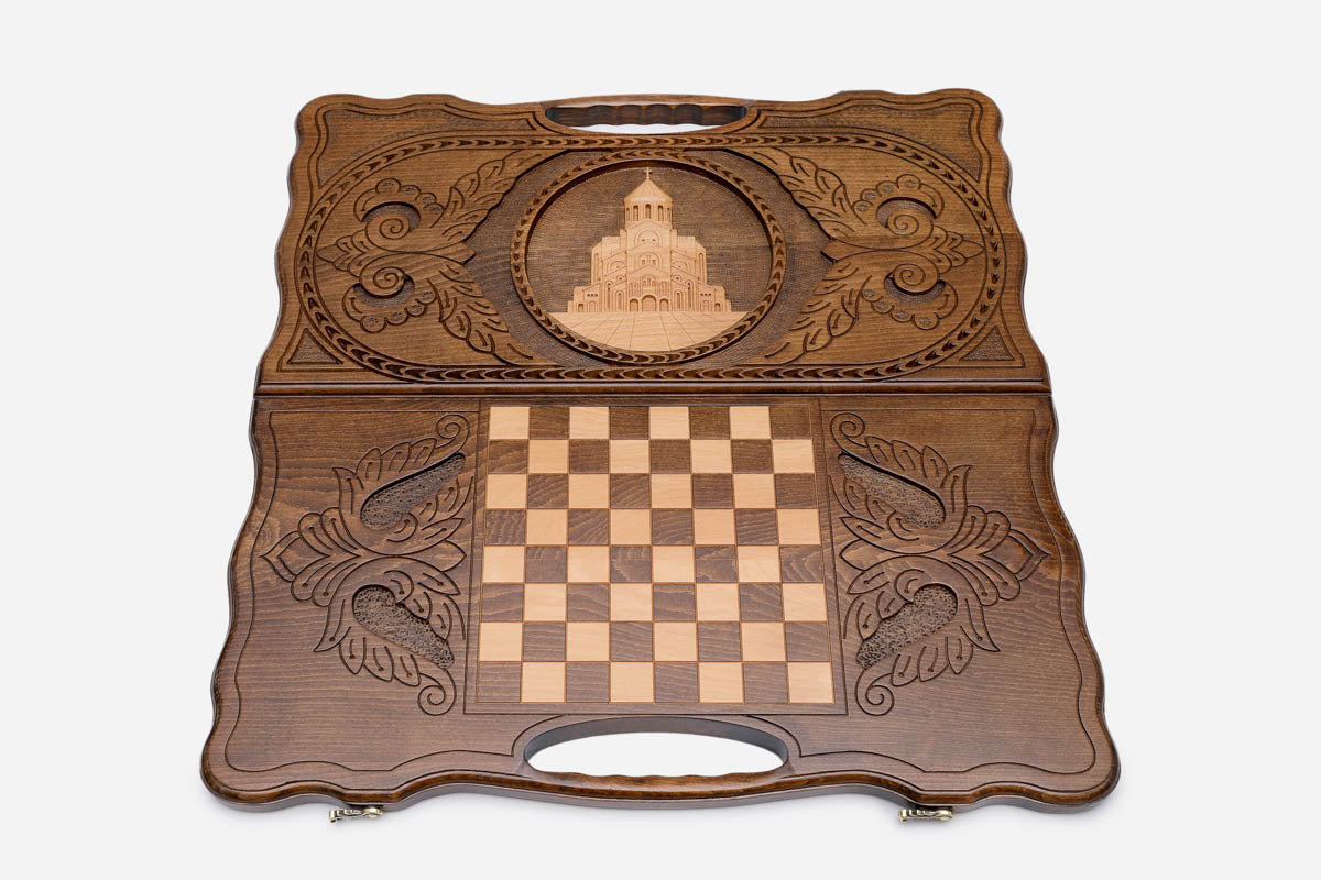 The carry handle and upper carving