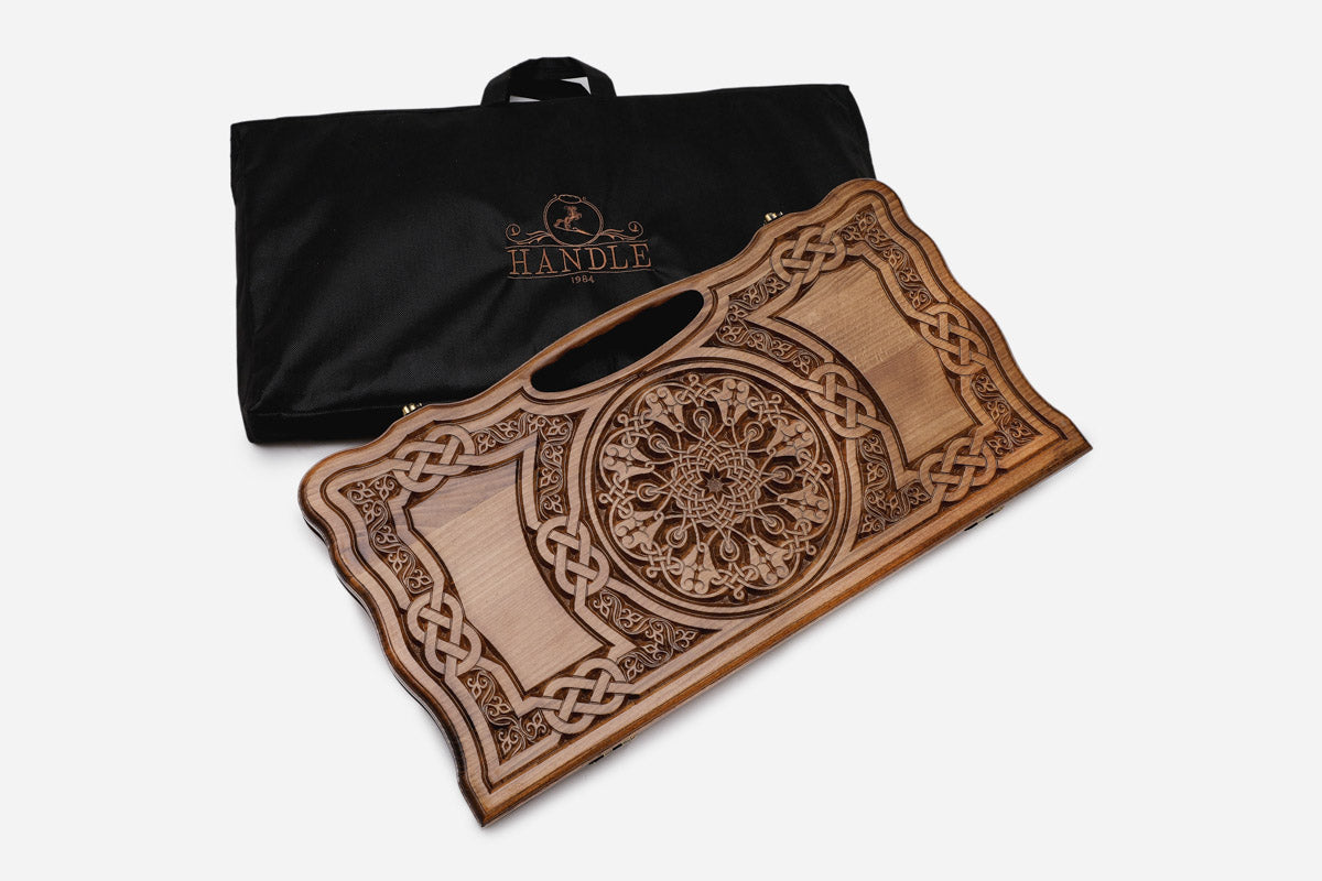 The carry handle and upper carving