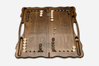 Side view of the folded board with its carry handle