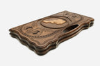 The carry handle and upper carving