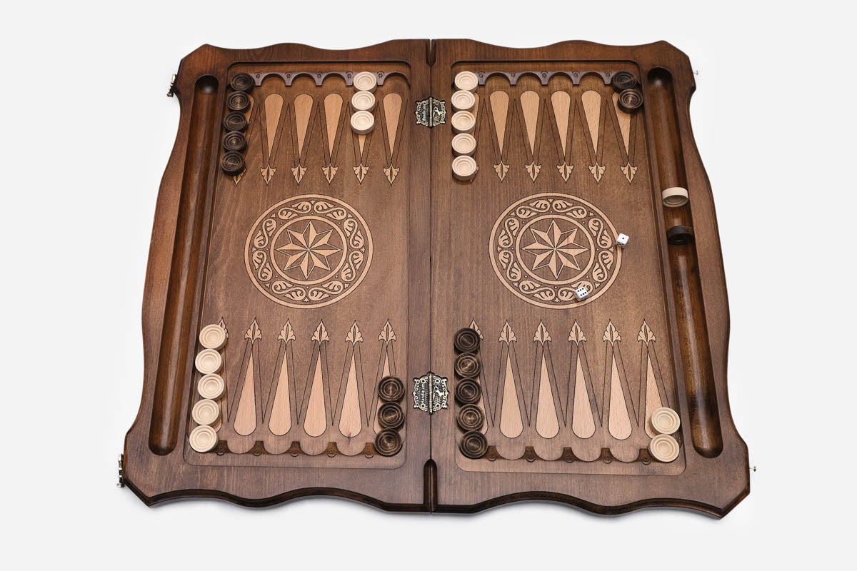 Wolf backgammon board - view 6