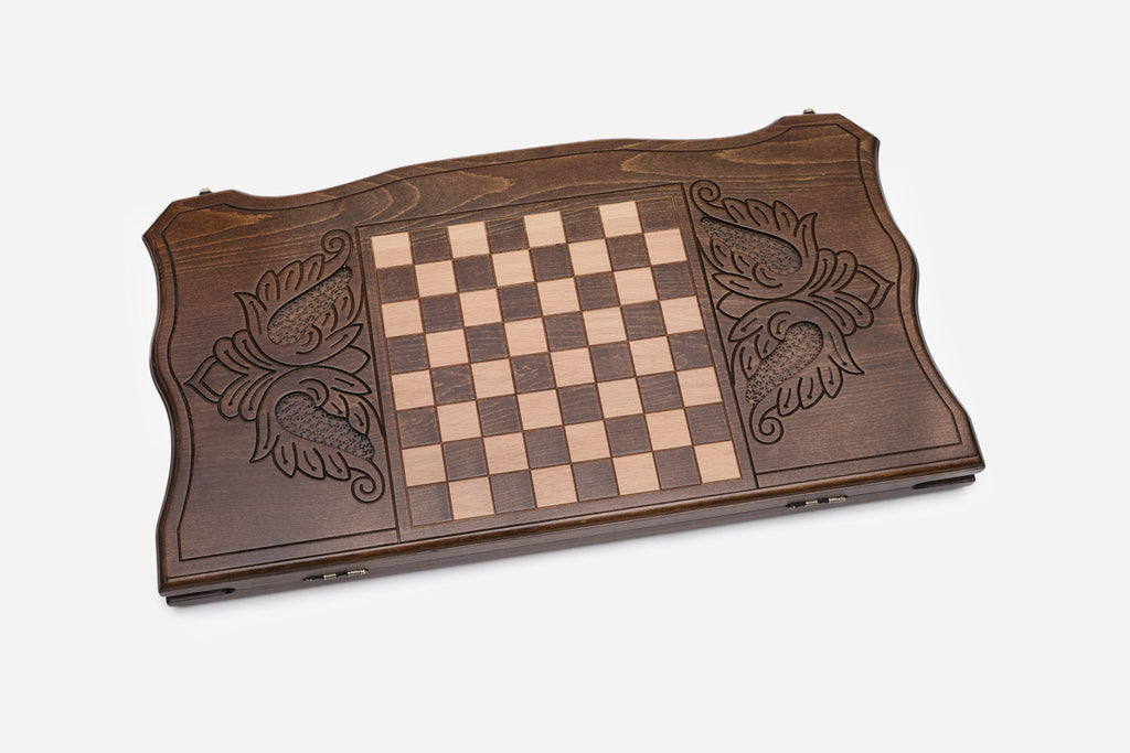 Wolf backgammon board - view 4