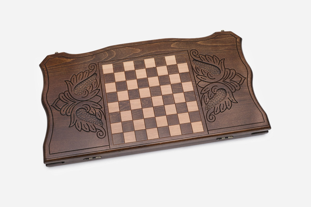 Wolf backgammon board - view 4