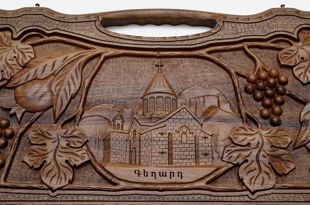 The carry handle and upper carving