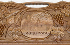 The carry handle and upper carving