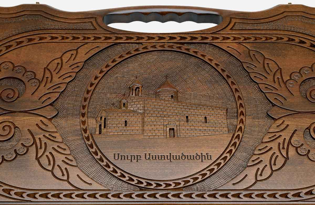 The carry handle and upper carving