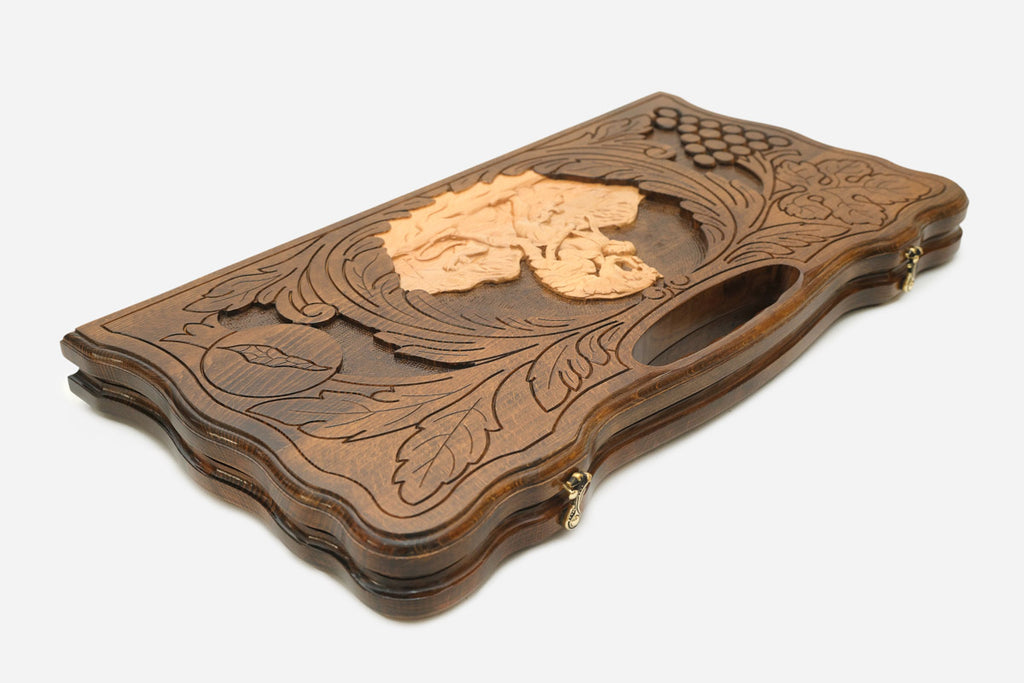 The carry handle and upper carving