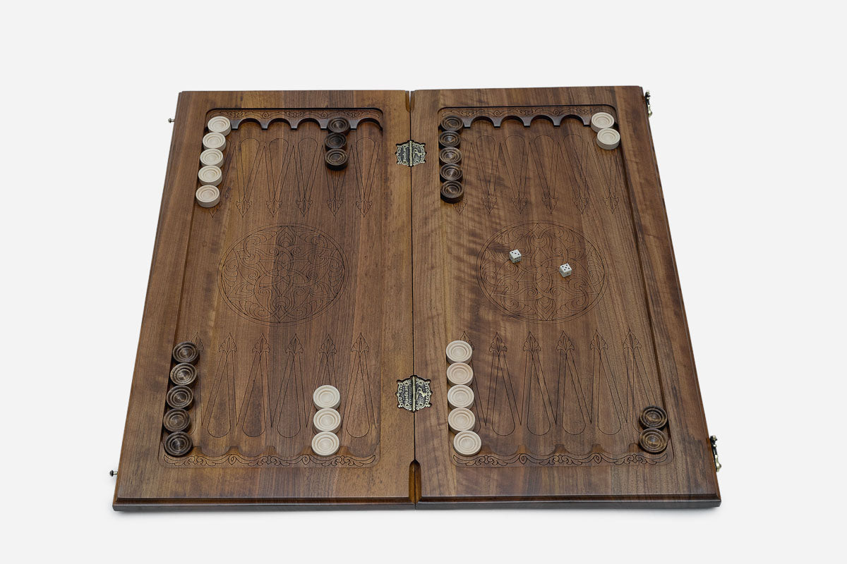 Mount Ararat and Khor Virap backgammon board - view 6