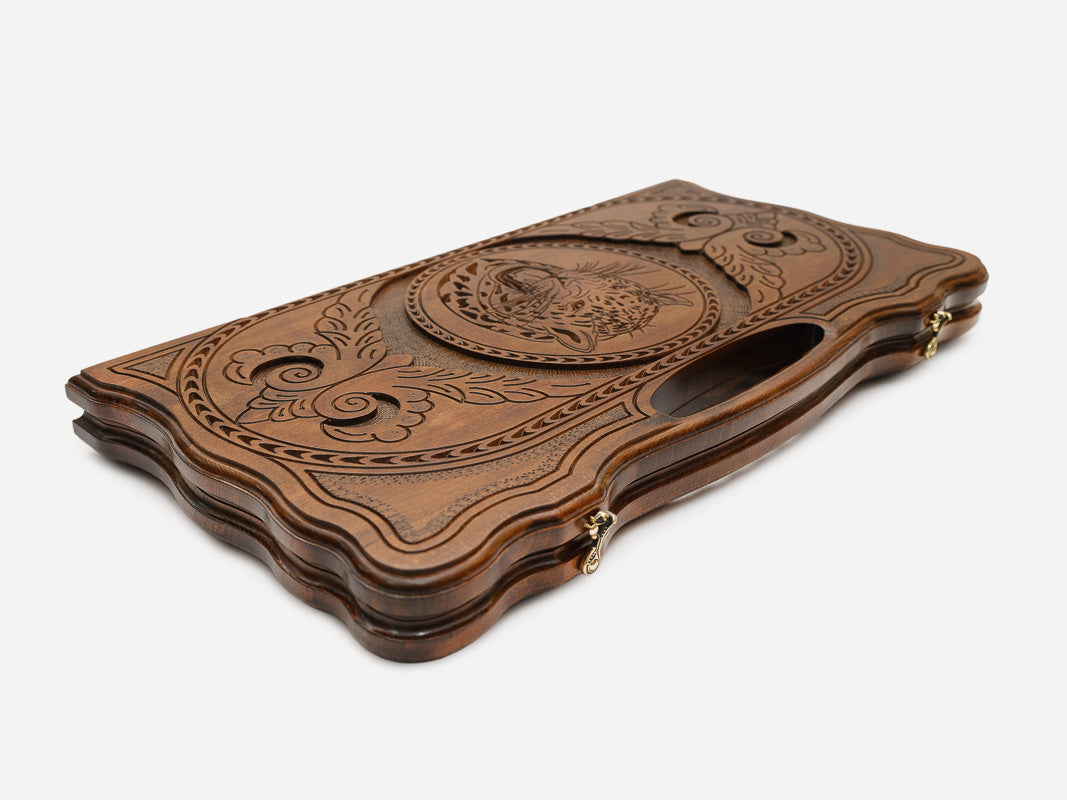 The carry handle and upper carving