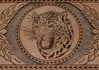The braided border of the board