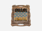Mount Ararat chess and backgammon set detail 4