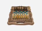 Mount Ararat chess and backgammon set detail 3