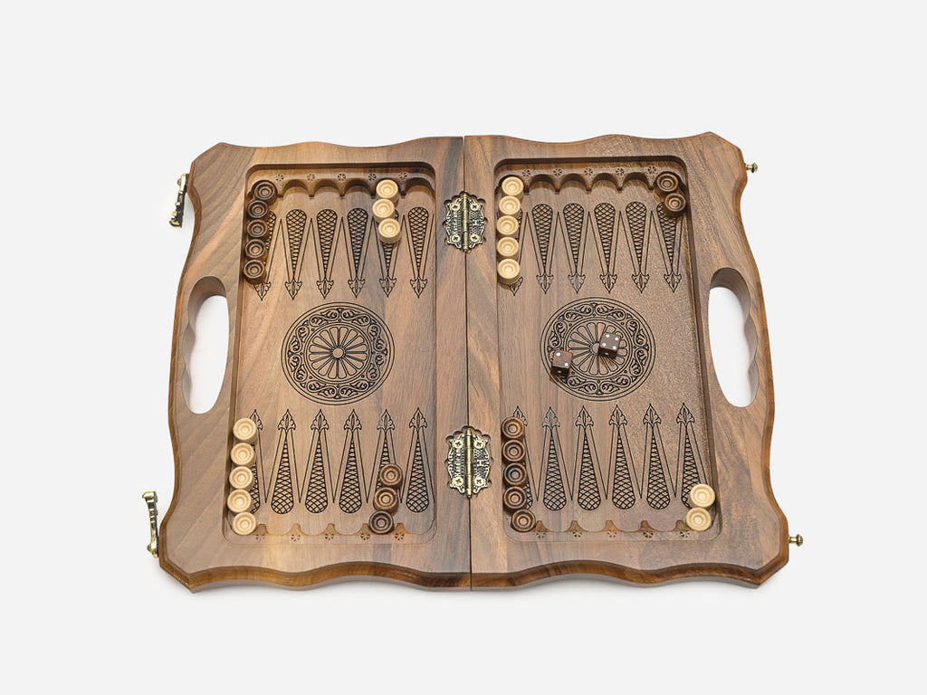 Mount Ararat chess and backgammon set detail 8