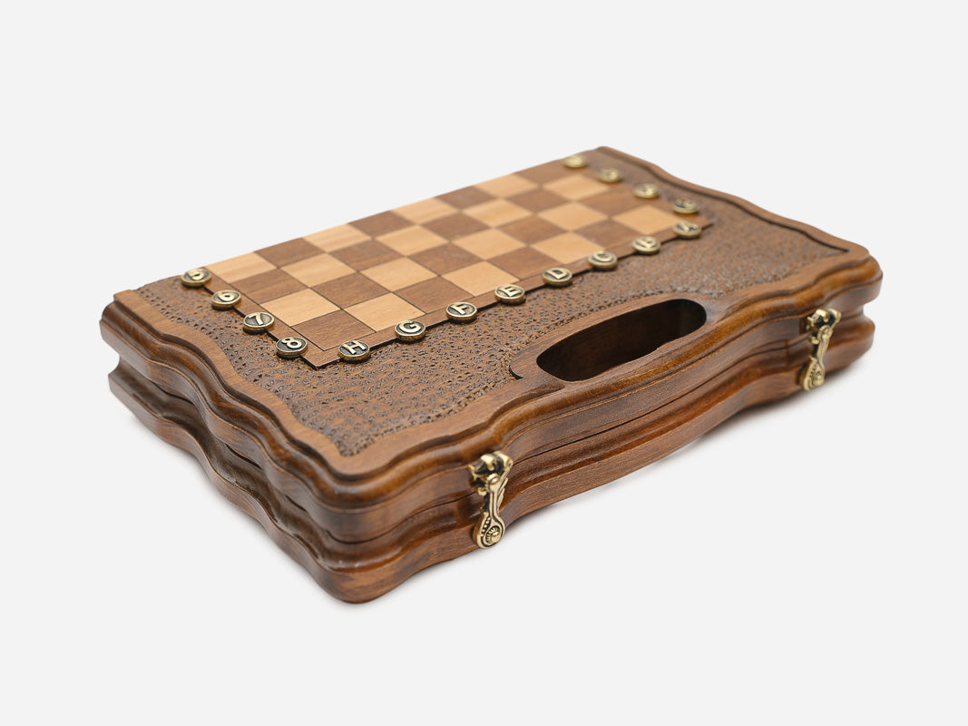 Classic chess and backgammon set detail 3