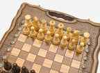 Classic chess and backgammon set detail 7