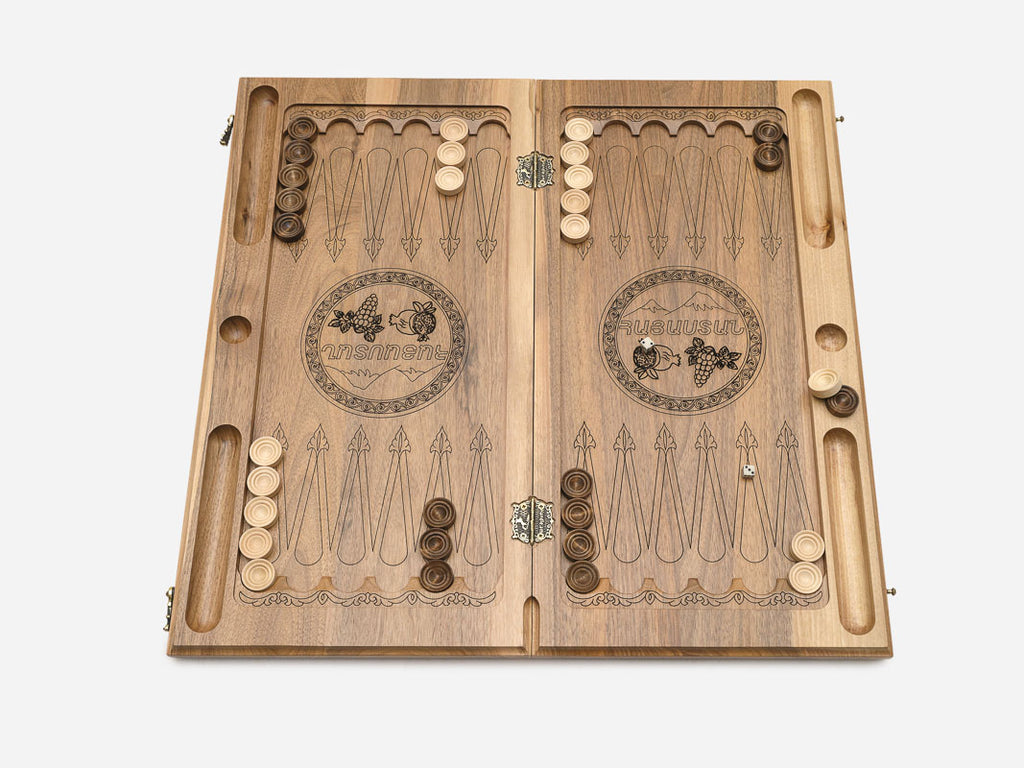Coat of Arms backgammon board - view 6