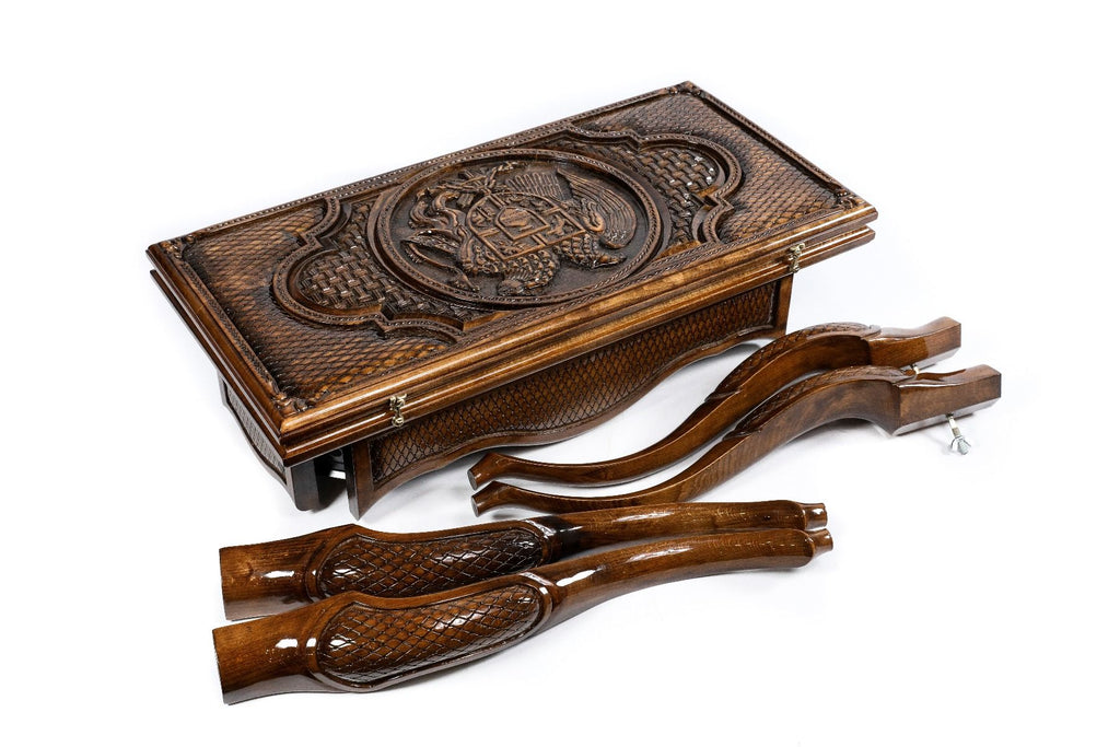 Backgammon Table Armenian Coat of Arms - Unumperfectus