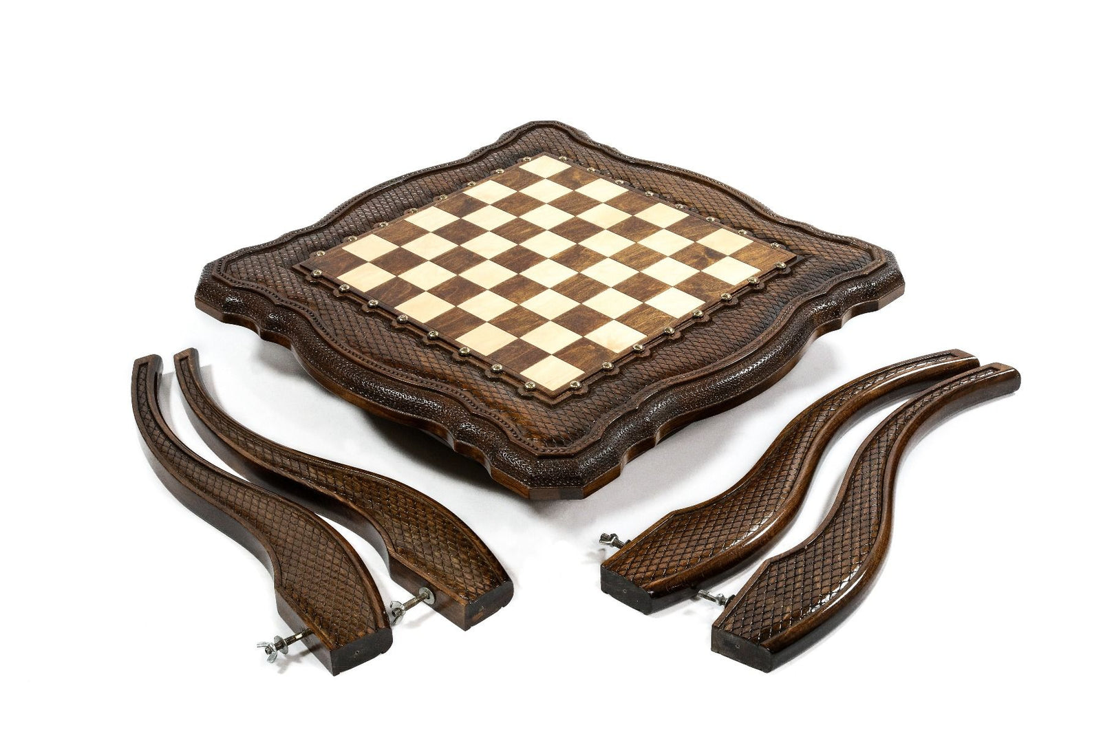 Chess Table Luxury with Contour Outline - Unumperfectus