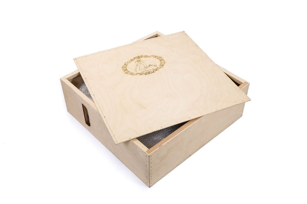 Wooden Carved Table Chess Set With Contour Outline 60 cm | 24.7" - Unumperfectus