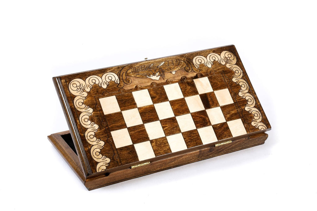 Armenian Wooden Chess Set Ararat Classic 15.7" | 40 cm - Unumperfectus