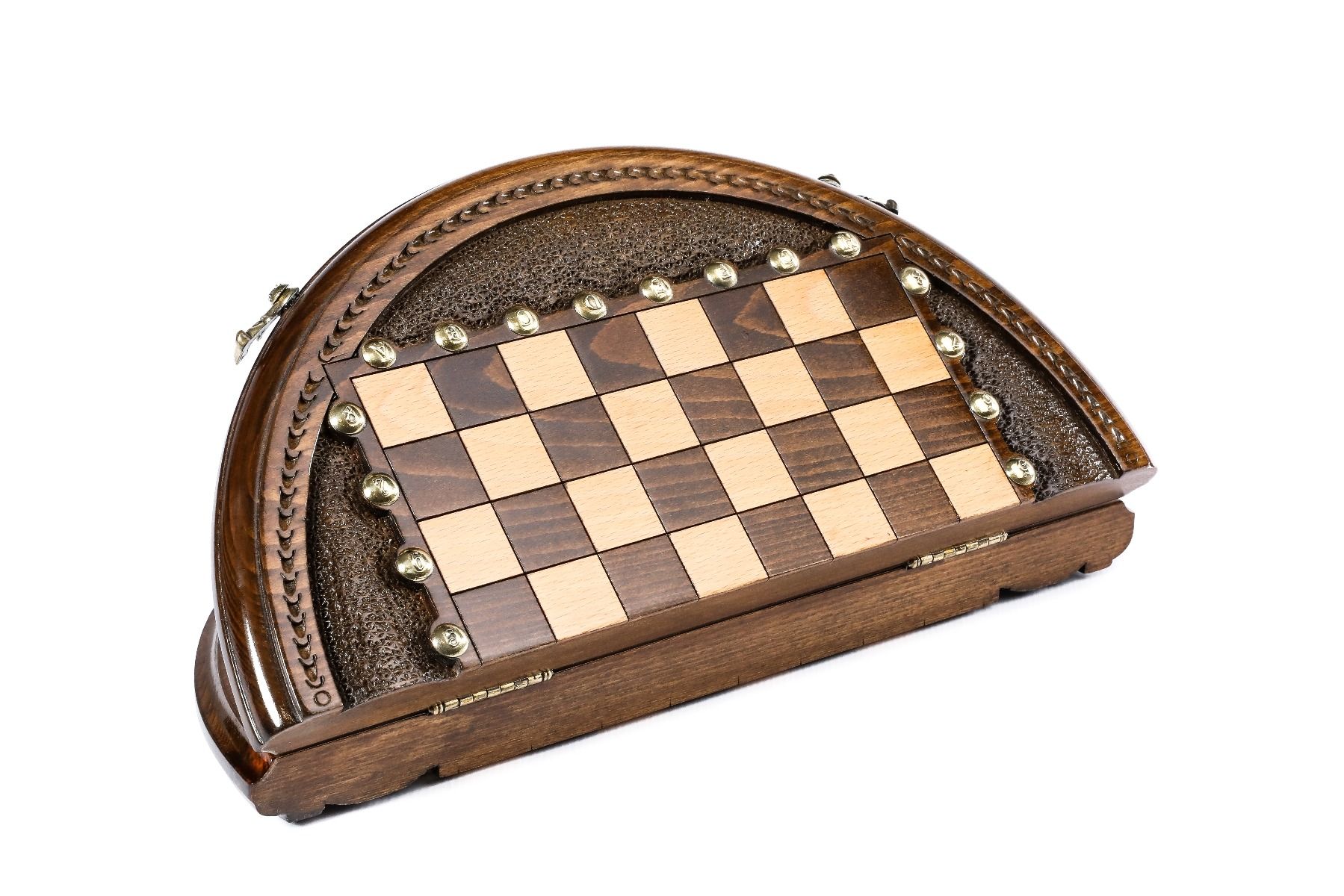Handmade Chess Set Circular-Shaped 30 cm / 11.8" - Unumperfectus