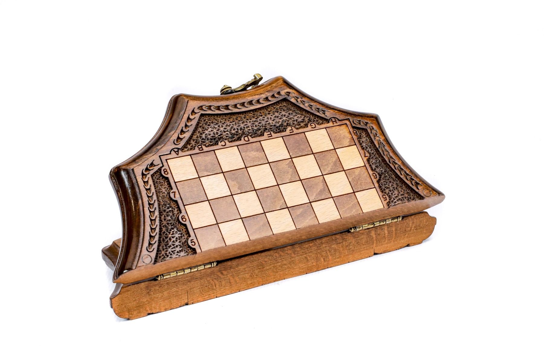 Handmade Chess Set With Star-Shaped 24 cm / 9.4" - Unumperfectus