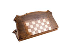 2 in 1 Chess backgammon board in wood by Hrachya Ohanyan